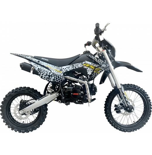 Питбайк BSE EX 125e 17/14 Max13 White Yellow